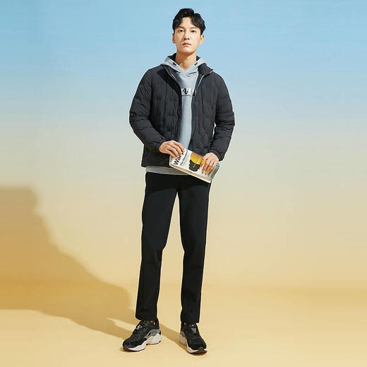 RAPIDO雳霹道2021冬季男士时尚轻量鹅绒休闲短款羽绒服CN1938C355 商品图2