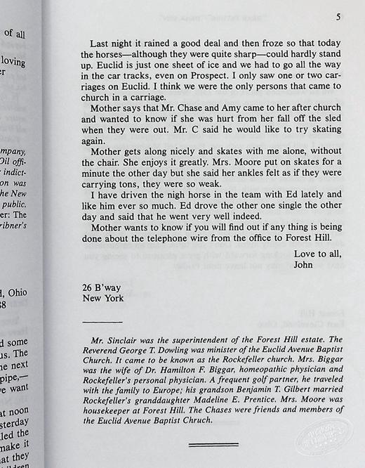 预售 【中商原版】Dear Father, Dear Son 英文原版 亲爱的父亲，亲爱的儿子：洛克菲勒父子的通信 J.W. Ernst 商品图6