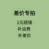 1元专拍链接 补运费 补差价 一个一元 差多少拍多少 商品缩略图0