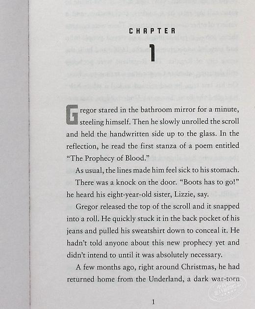 【中商原版】地下城3：温血诅咒 英文原版 GREGOR & CURSE 商品图4