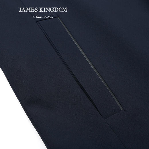 Jameskingdom 占姆士男士商务翻领时尚风衣  1款2色 商品图4