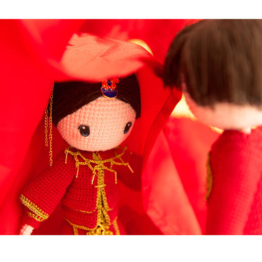 苏苏姐家古装婚礼娃娃玩偶材料包 商品图1
