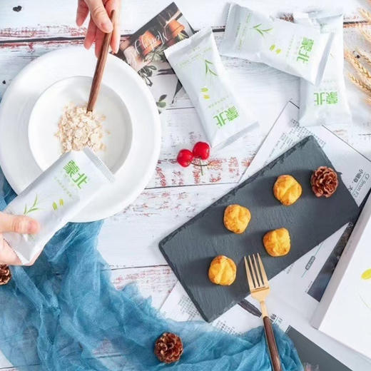 蒙北 天然 有机燕麦片  盒装 商品图2