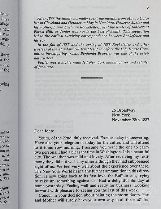 预售 【中商原版】Dear Father, Dear Son 英文原版 亲爱的父亲，亲爱的儿子：洛克菲勒父子的通信 J.W. Ernst 商品图5