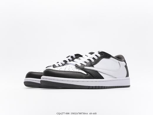 耐克乔丹Travis Scott x Fragment x Air Jordan 1 Low闪电倒勾低帮休闲运动板鞋CQ4277-008男鞋 商品图4