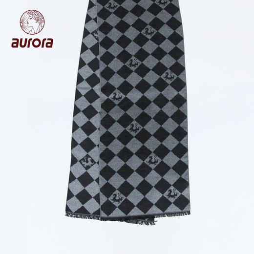 福虎 真丝双面提花拉绒围巾 商品图4