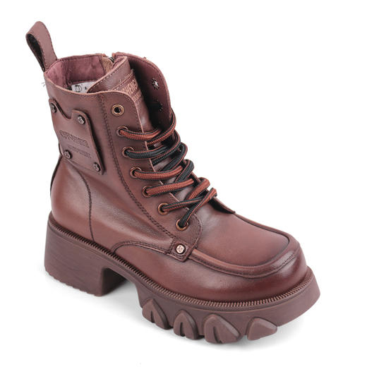 富贵吉祥2021时尚胶跟一体棉靴F218032 商品图2