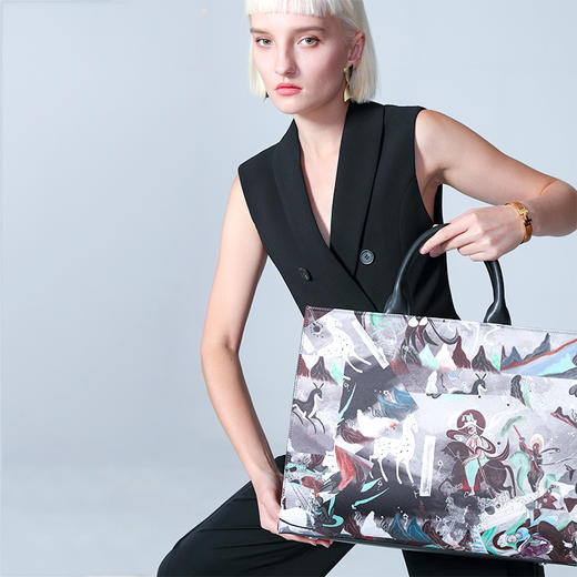 九色鹿 真丝手提包 商品图1