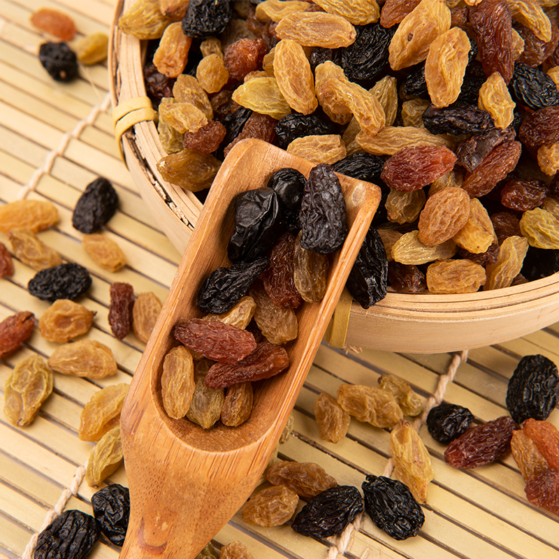 7.18下架【西域风味】新疆多彩缤纷葡萄干 四种搭配 饱满大颗 酸甜细腻 软硬适中 来自吐鲁番的甜蜜