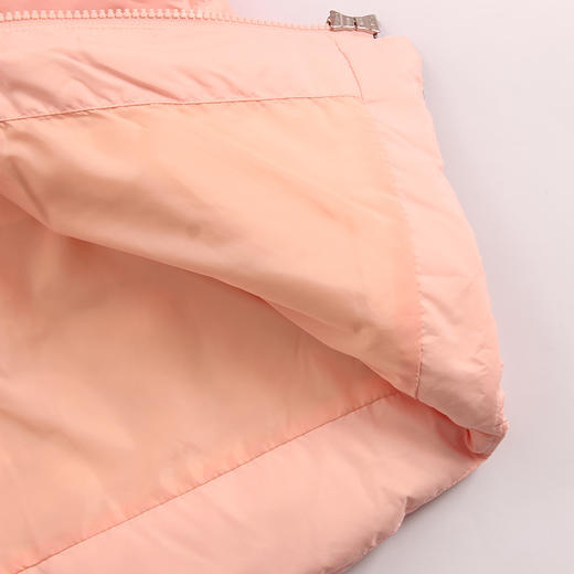 Converse匡威童衣冬女童中长款加厚保暖连帽粉羽绒服外套CV2142049 商品图3