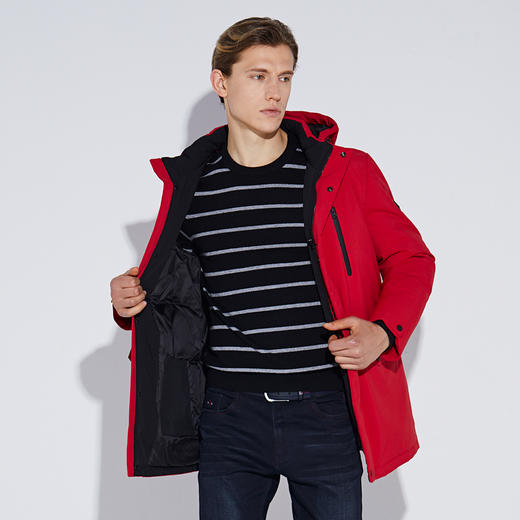 GOOD LUCK/德鲨三色可选连帽白鸭绒羽绒服L296591 商品图9