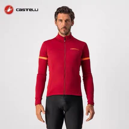 正品22蝎子castelli Fondo2 男款春秋微绒长袖骑行服保暖 商品图6