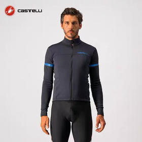 正品22蝎子castelli Fondo2 男款春秋微绒长袖骑行服保暖