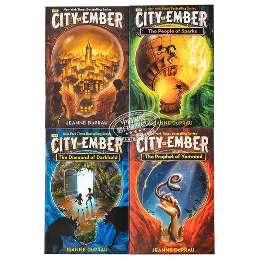 预售 【中商原版】微光城市4本套装 英文原版 The City of Ember Complete Boxed Set Jeanne DuPrau 商品图5