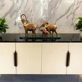 纯铜 热灼色 万象更新 彩铜 铜艺 象 摆件 铜象