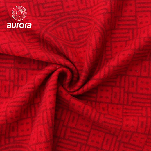 福禄双全 真丝双面提花拉绒围巾 商品图3