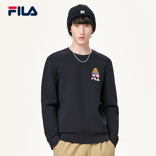 FILA斐乐套头卫衣F11M148203FWT / F11M148203FBK 商品图3