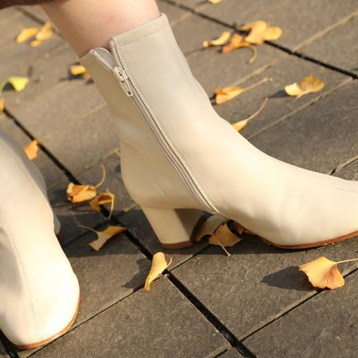 【à perles】时髦精必备的短靴，2.5/4.5cm两个高度 【清仓，不退不换】 商品图5