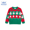 水孩儿男女童装2021秋冬新款儿童毛衣中大童时尚圣诞雪人针织线衣 商品缩略图0