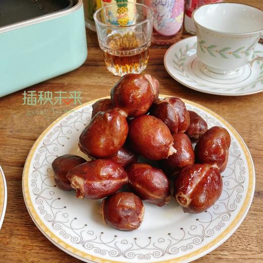 青川里 散养跑山黑猪肉 脆骨/排骨香肠400g*2袋 松柏枝叶熏制 手工灌装 自然晾干 口感鲜嫩脆爽 [福利品] 商品图5