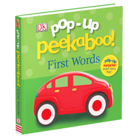 DK躲猫猫立体纸板书 单词 英文原版 Pop Up Peekaboo First Words 趣味亲子读物 儿童英语启蒙书籍 英文版进口原版书