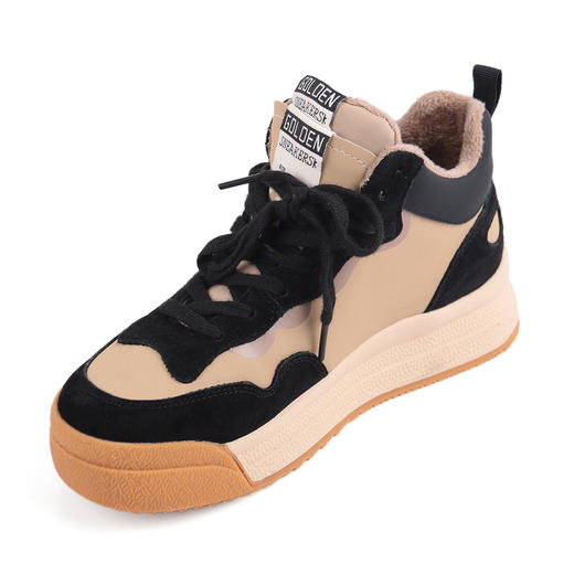 富贵吉祥2021运动青春洋气加绒棉鞋圆头休闲F218039 商品图6