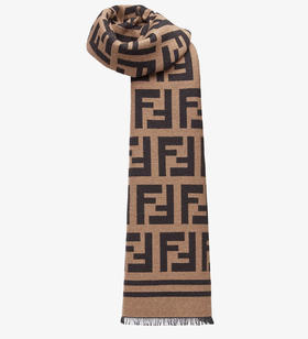 FD-J FF羊毛混纺围巾