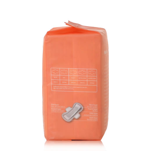 8片纽派妮棉柔瞬吸夜用卫生巾290mm 商品图1