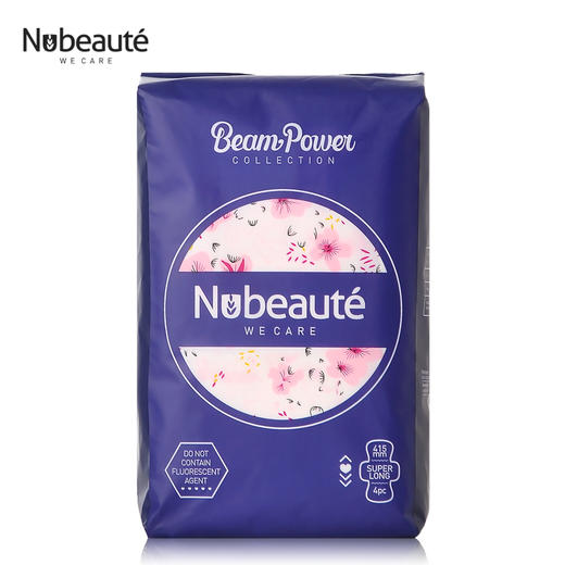 4片纽派妮棉柔瞬吸夜用卫生巾415mm 商品图0