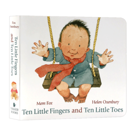 十个手指头和十个脚趾 英文原版绘本 Ten Little Fingers and Ten Little Toes 英文版儿童英语启蒙认知纸板书 亲子互动 进口书籍
