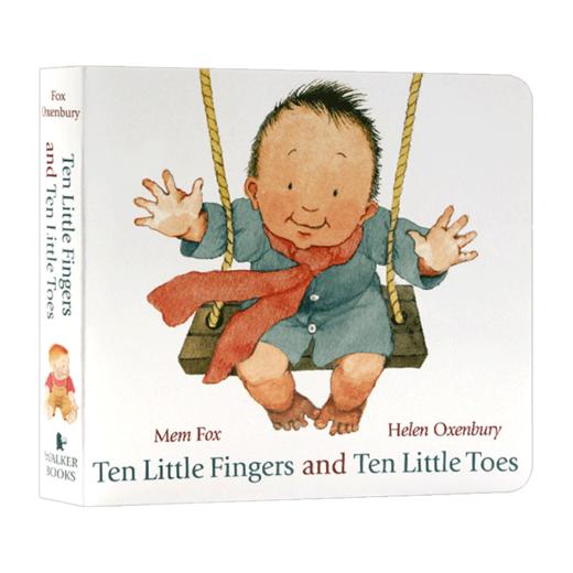 十个手指头和十个脚趾 英文原版绘本 Ten Little Fingers and Ten Little Toes 英文版儿童英语启蒙认知纸板书 亲子互动 进口书籍 商品图0