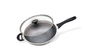 花开盛世30CM网纹炒锅