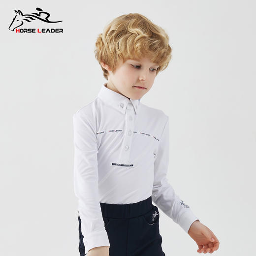 新款儿童翻领长袖T恤-CAH6300 商品图2