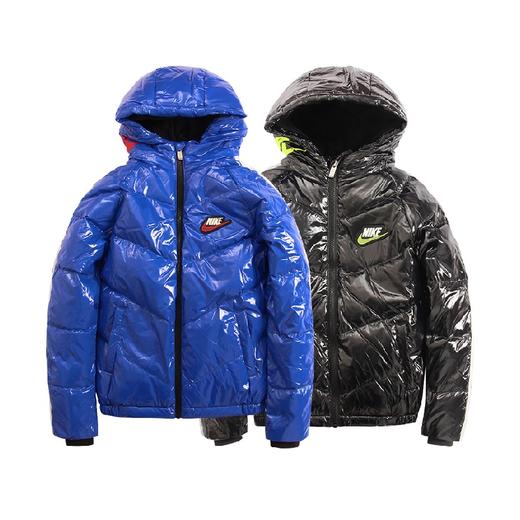 耐克-童衣类（冬）E1大童短款羽绒服土耳其蓝 商品图0
