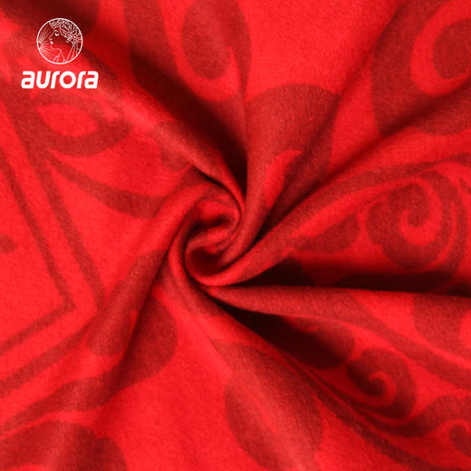 福运来 真丝双面提花拉绒围巾 商品图3