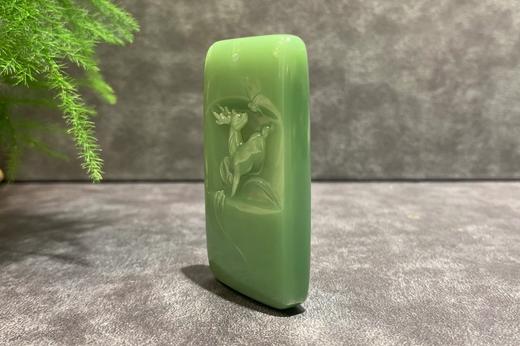 【御珠宫坊·传藏系列】碧玉鹿牌 商品图3