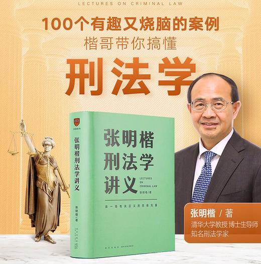 张明楷刑法学讲义  一场有关正义的思维风暴 张明楷 著 关于刑法的学科之旅书籍 罗辑思维得到出品 商品图0