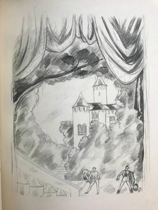 【法语】1928年 缪塞《喜剧与谚语》（全3卷） 查尔斯·马丁数十幅插图 真皮精装18开 商品图13