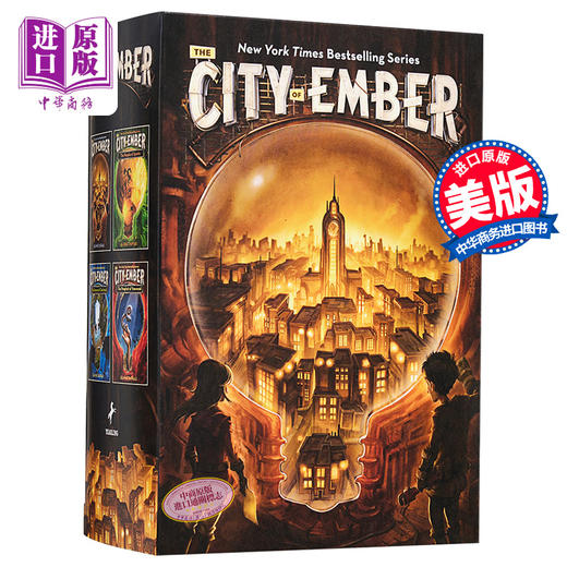 预售 【中商原版】微光城市4本套装 英文原版 The City of Ember Complete Boxed Set Jeanne DuPrau 商品图1