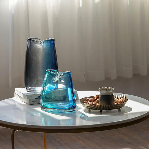 11月新品玻璃花瓶扁口加厚 商品图1