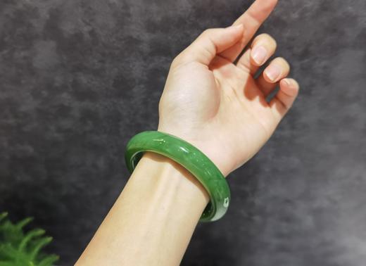 【御珠宫坊·传承系列】碧玉手镯58mm 商品图6