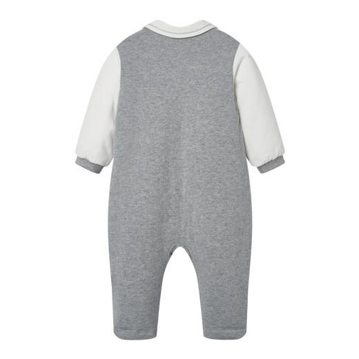 丽婴房-童衣类（冬）E1连身装游戏裤X_中灰 商品图1