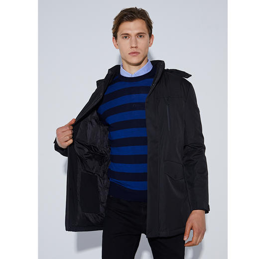 GOOD LUCK/德鲨三色可选连帽白鸭绒羽绒服L296591 商品图5