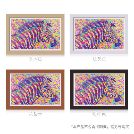 【折扣商品 不退不换】1000片 平面拼图 塑料拼图 H2527 Michael David Ward-花花斑马 商品图3