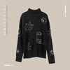 FM19AW4A-ZZS1917绣花高领毛衣 商品缩略图0