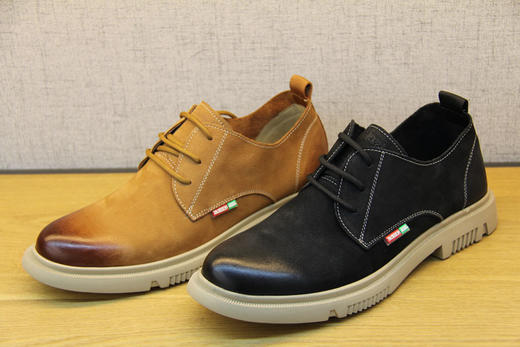 豪行春款10188730时尚马丁鞋英伦风磨砂透气户外工装鞋休闲皮鞋 商品图4