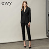 高端黑色长袖职业西装套装女气质修身面试正装时尚售楼部工作服 商品缩略图2