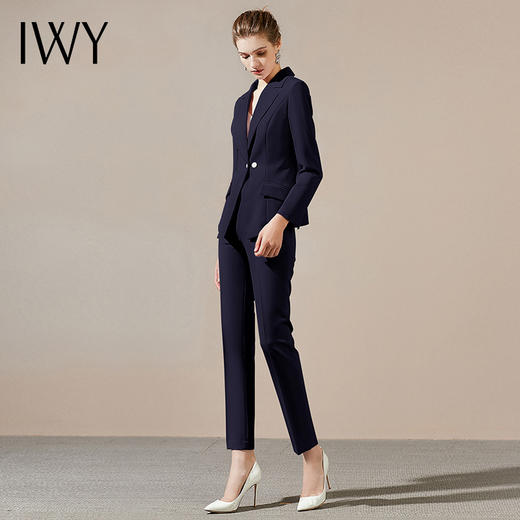 IWY/新款藏青色职业通勤时尚套装 CP10363 商品图9