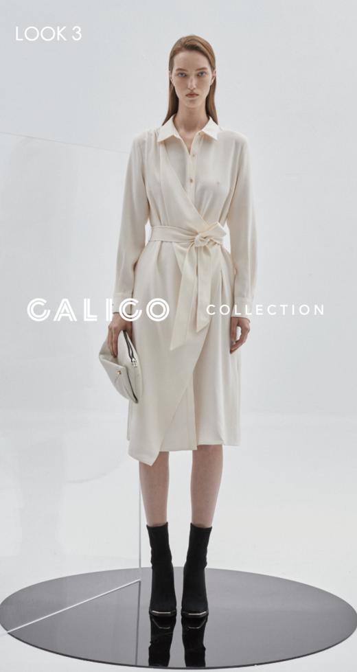 高级质感交领式连衣裙 商品图0