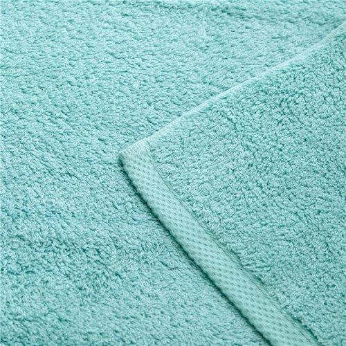 全棉泡芙棉毛巾浴巾方巾三件套 毛巾套装 棉纤维柔软蓬松 商品图1